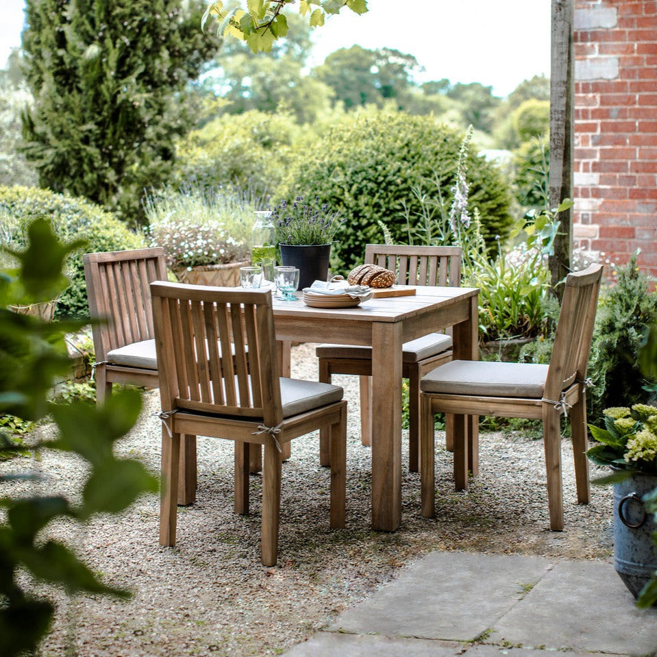 Garden Trading Porthallow Square Dining Table-Beaumonde