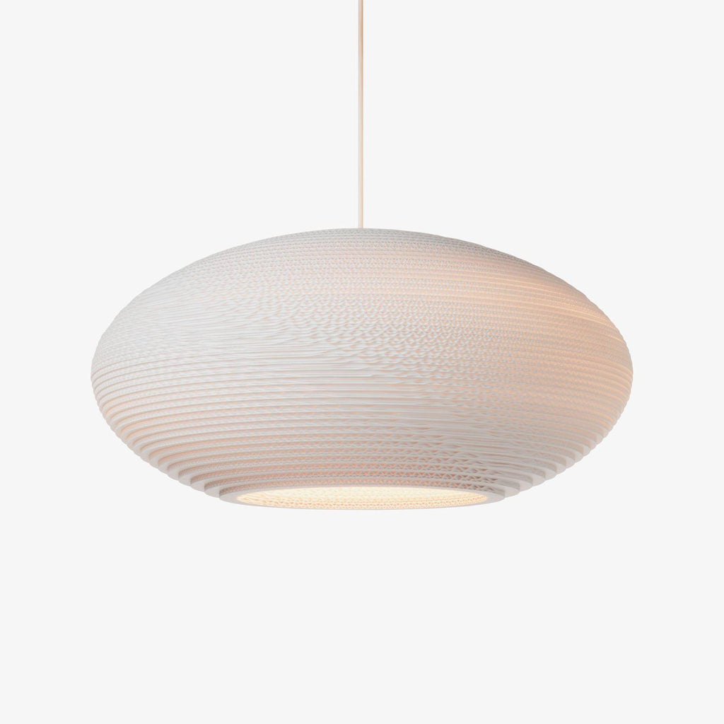 Graypants Scraplight Disc 24 Pendant Lamp White-Beaumonde