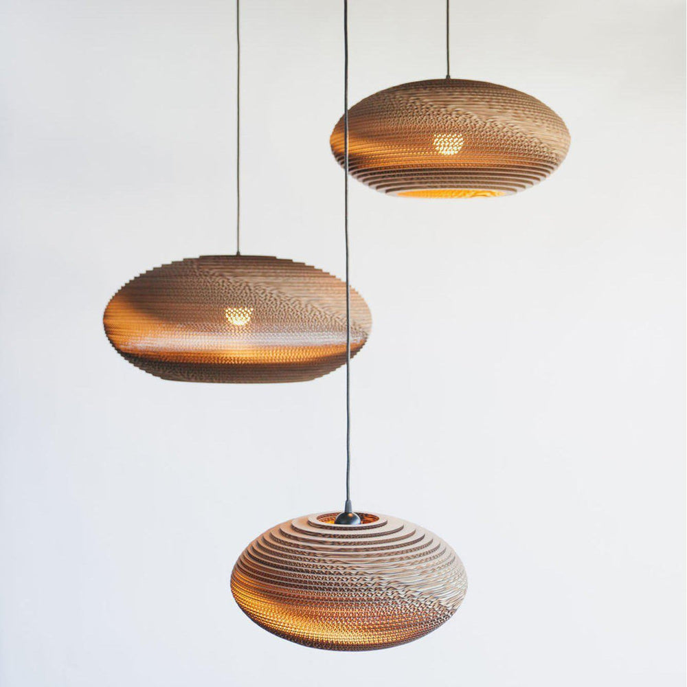 Graypants Scraplights Disc 16 Pendant Lamp - Natural-Beaumonde