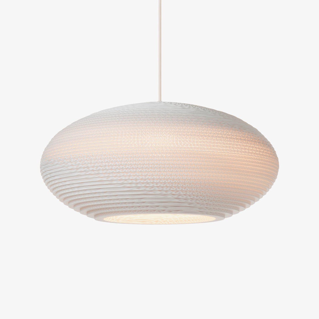 Graypants Scraplights Disc 16 Pendant Lamp - White-Beaumonde