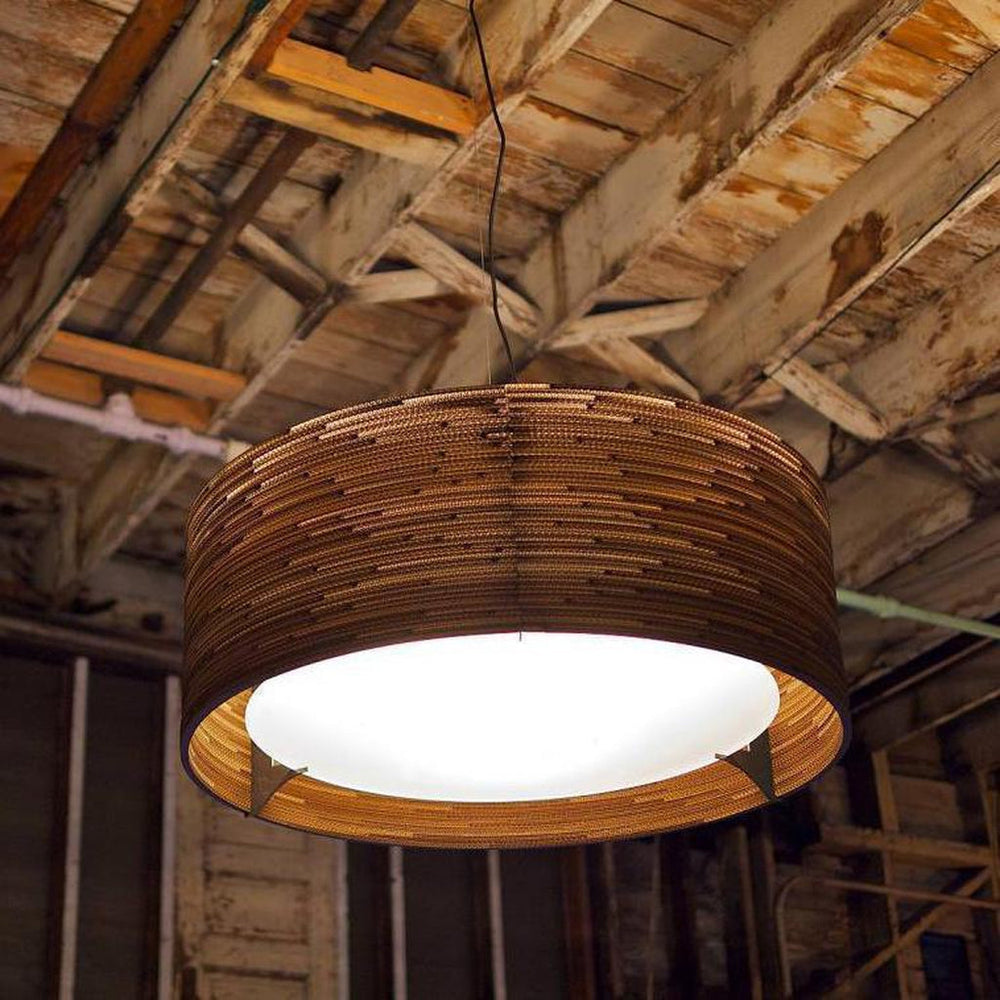 Graypants Scraplights Drum 24 Pendant Lamp - Natural-Beaumonde