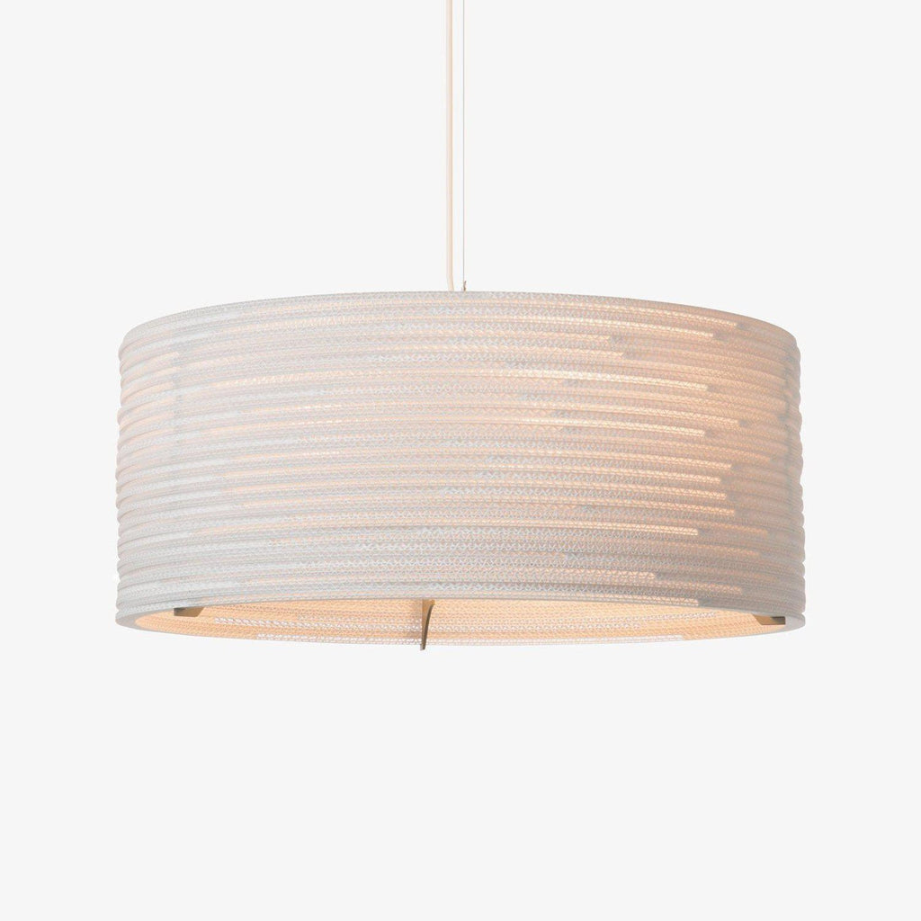 Graypants Scraplights Drum 24 Pendant Lamp - White-Beaumonde