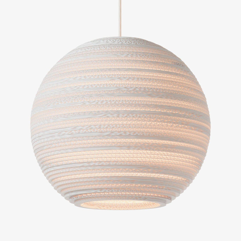 Graypants Scraplights Moon 14 Pendant Lamp - White-Beaumonde
