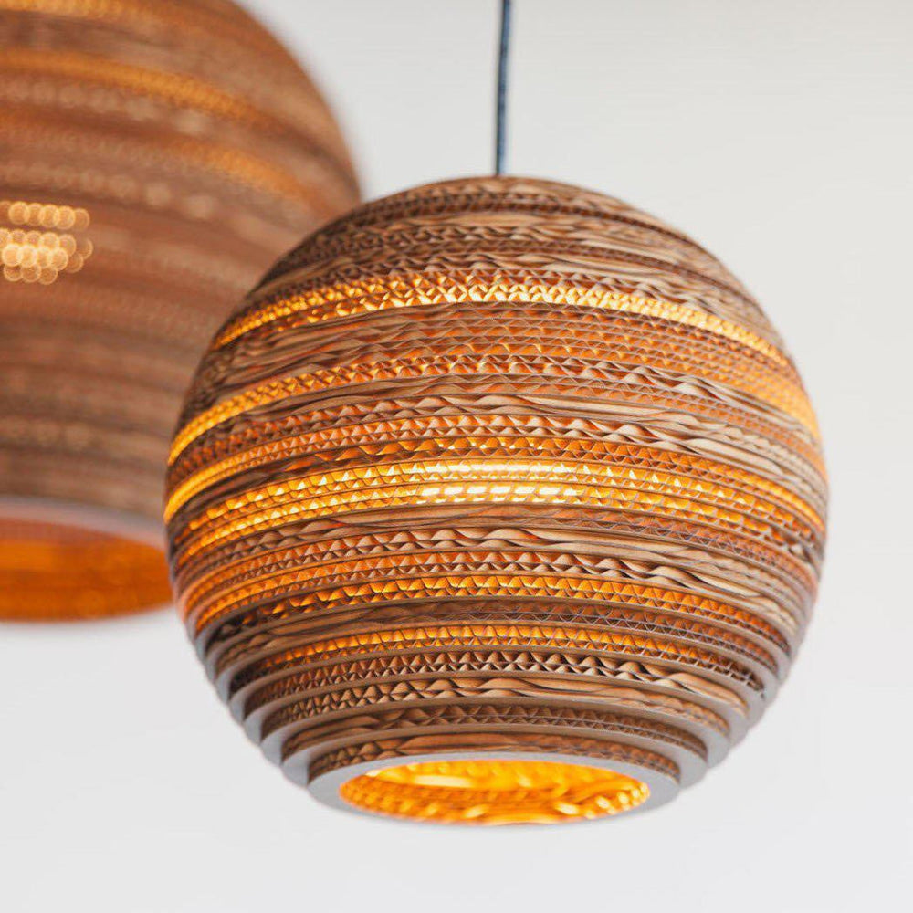 Graypants Scraplights Moon 18 Pendant Lamp - Natural-Beaumonde