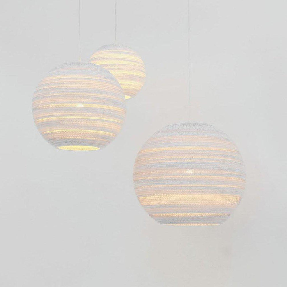 Graypants Scraplights Moon 18 Pendant Lamp - White-Beaumonde