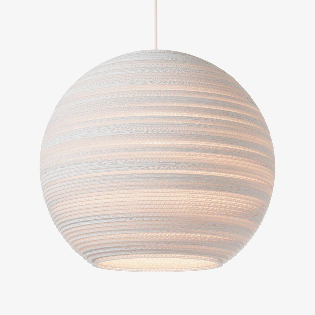Graypants Scraplights Moon 18 Pendant Lamp - White-Beaumonde