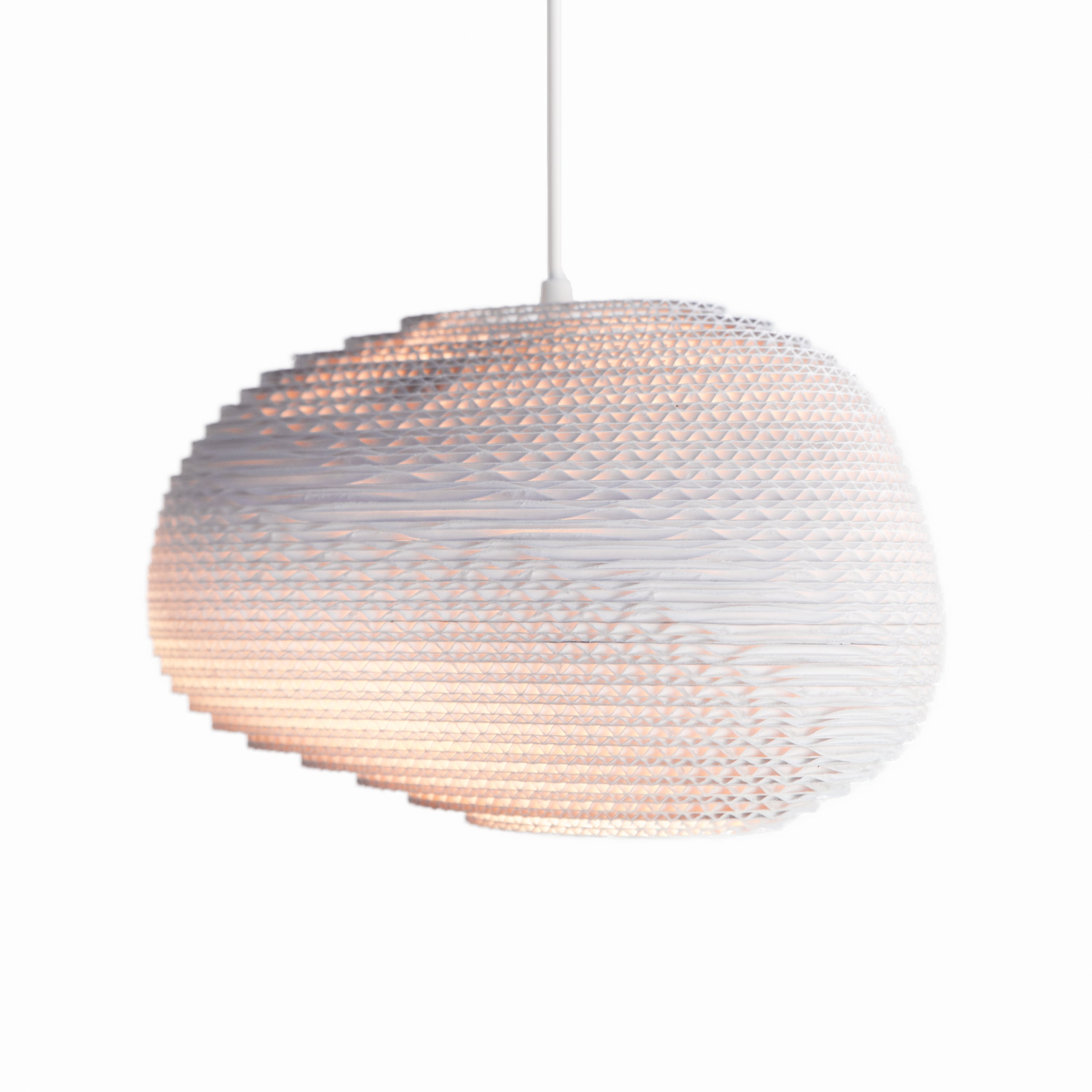 Graypants Scraplights Pebble Alki Pendant Lamp - White-Beaumonde