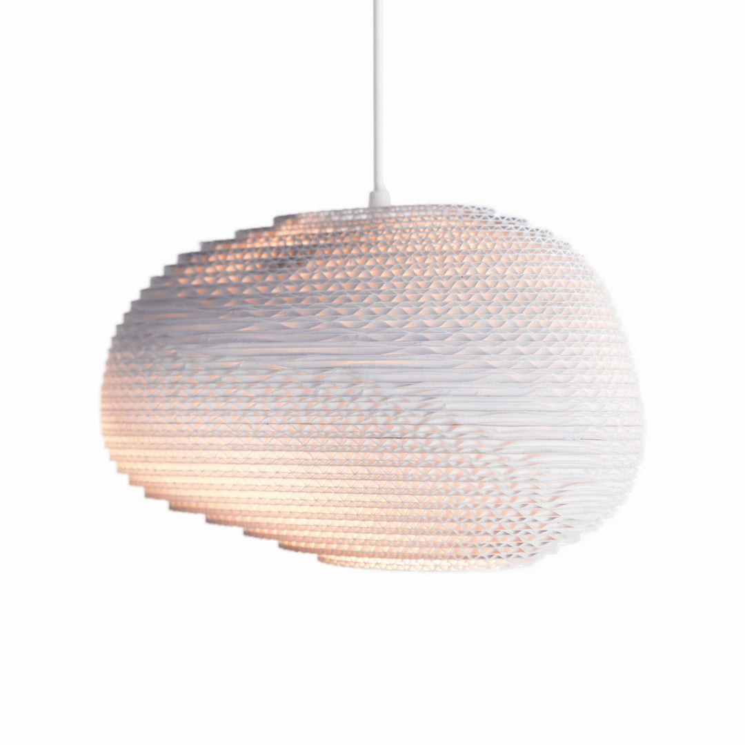 Graypants Scraplights Pebble Alki Pendant Lamp - White-Beaumonde