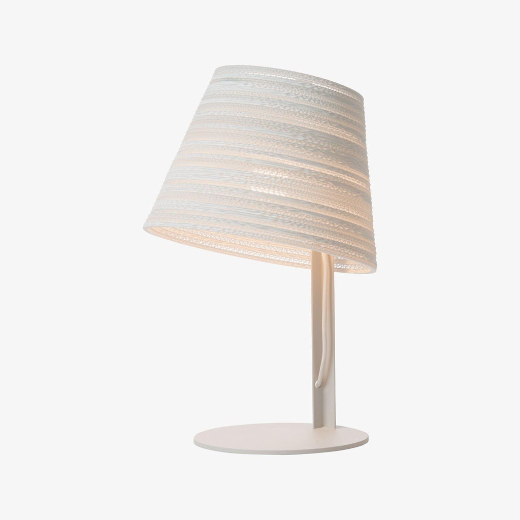 Graypants Scraplights Tilt Table Lamp - White-Beaumonde