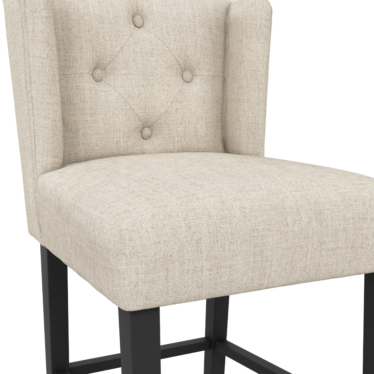 HO+ME Addison Winged Counter Stool In Stone 5