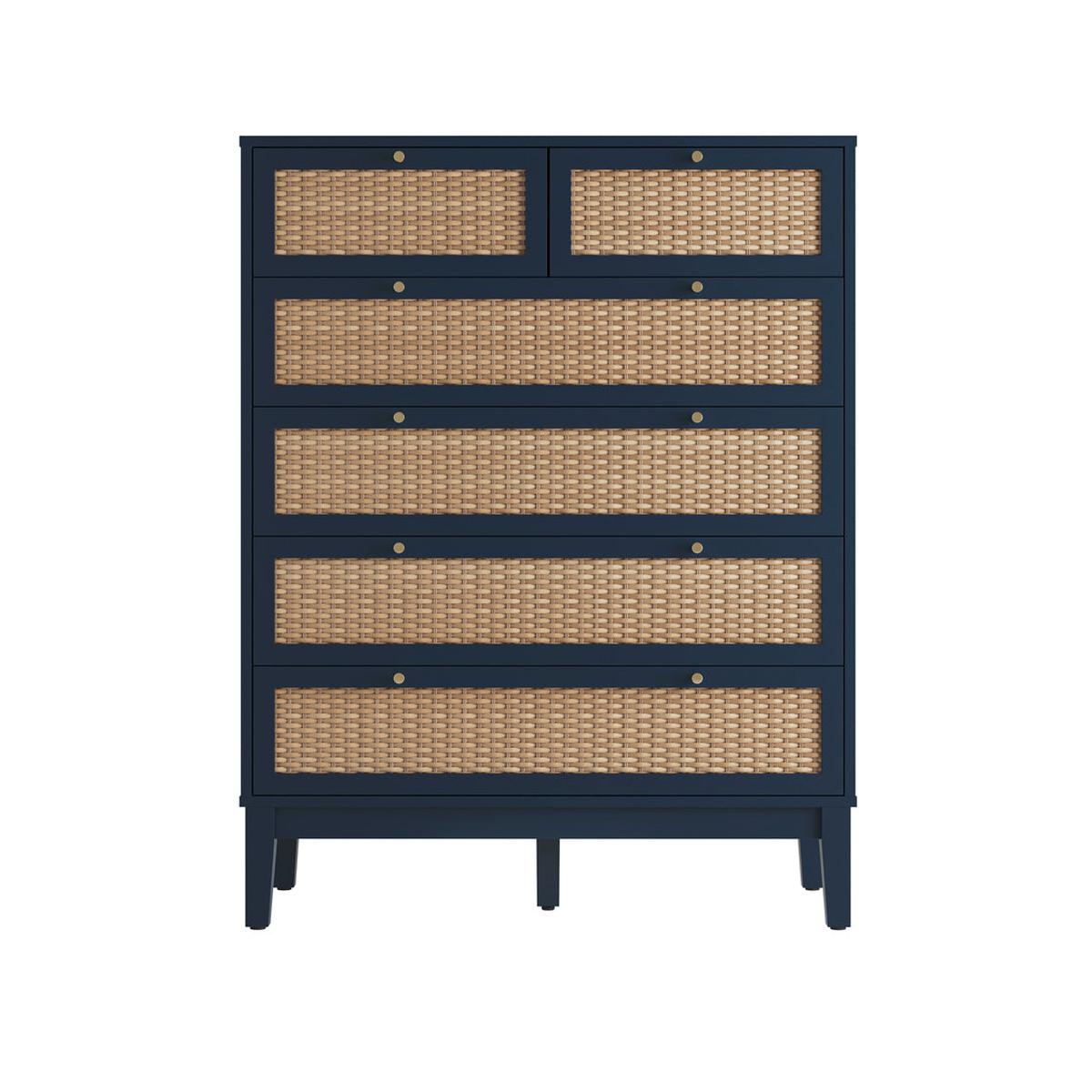 HO+ME Annecy Chest Of Drawers In Blue 2