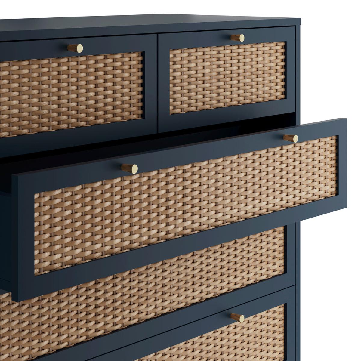 HO+ME Annecy Chest Of Drawers In Blue 3