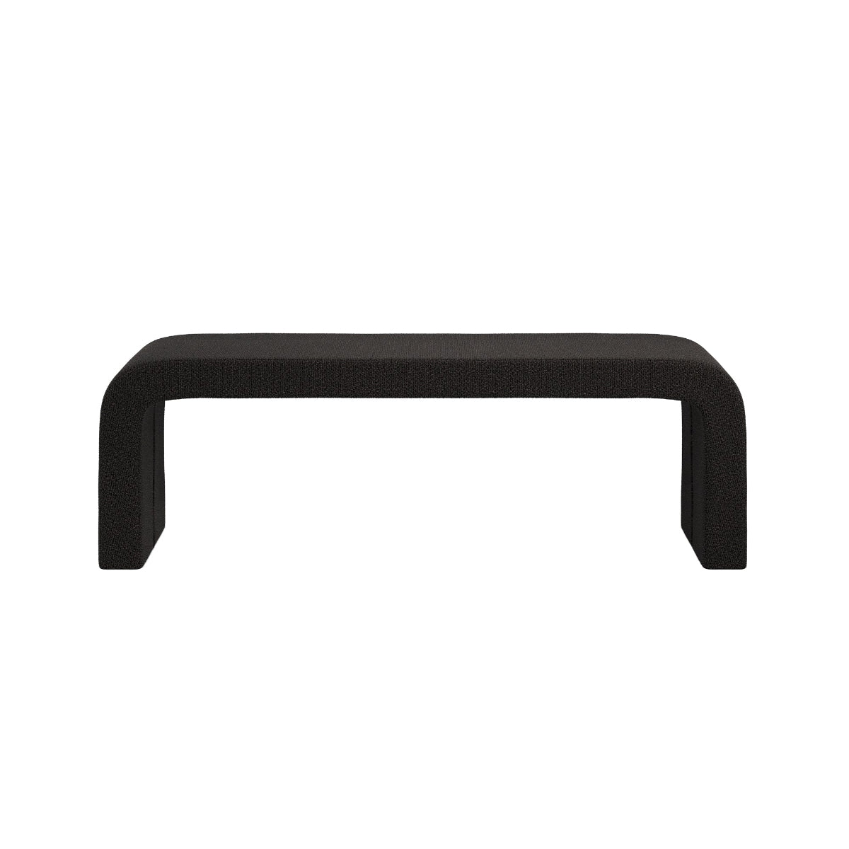 Arcane Curved Backless Bench