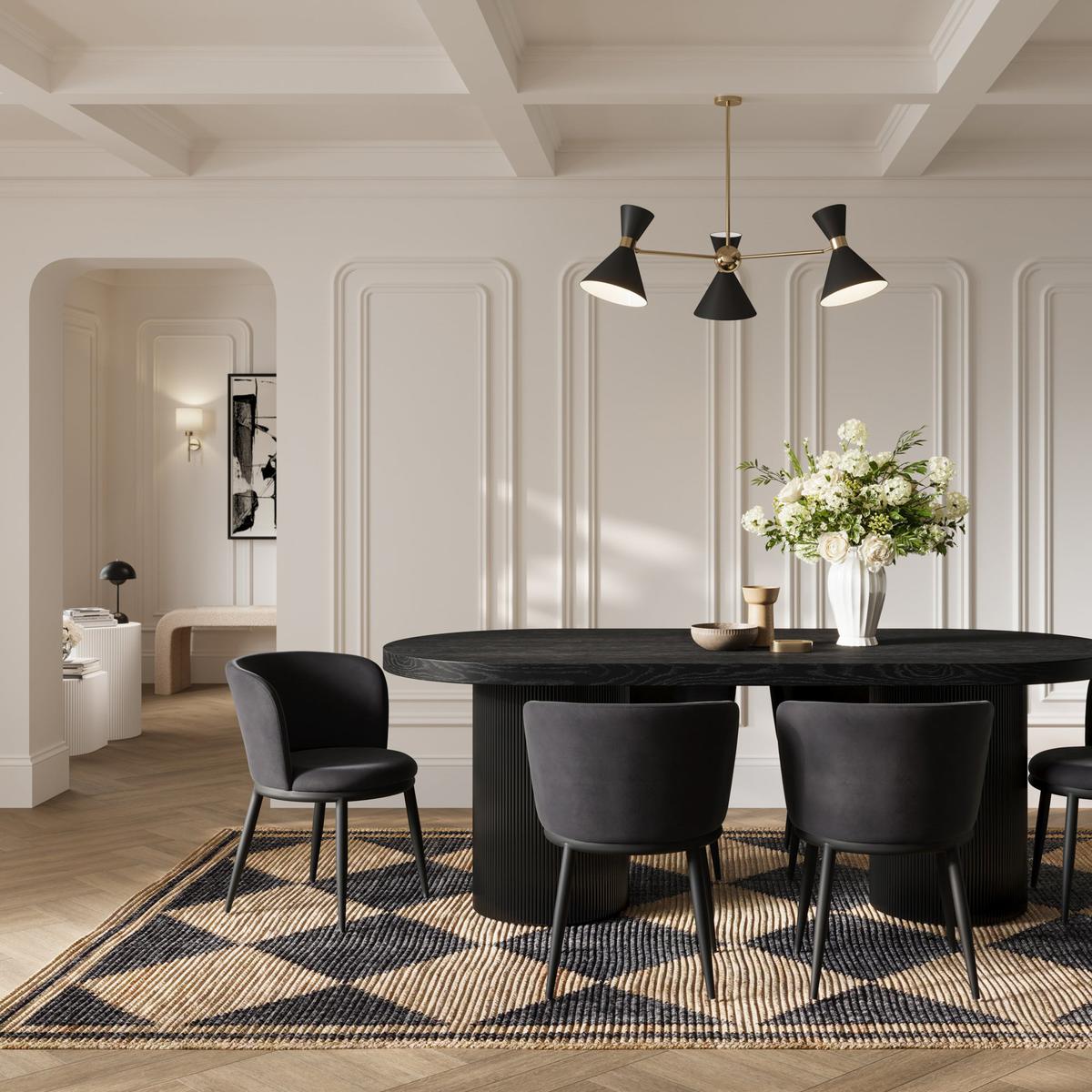 HO+ME Arcane Bench In Buff Boucle-Beaumonde