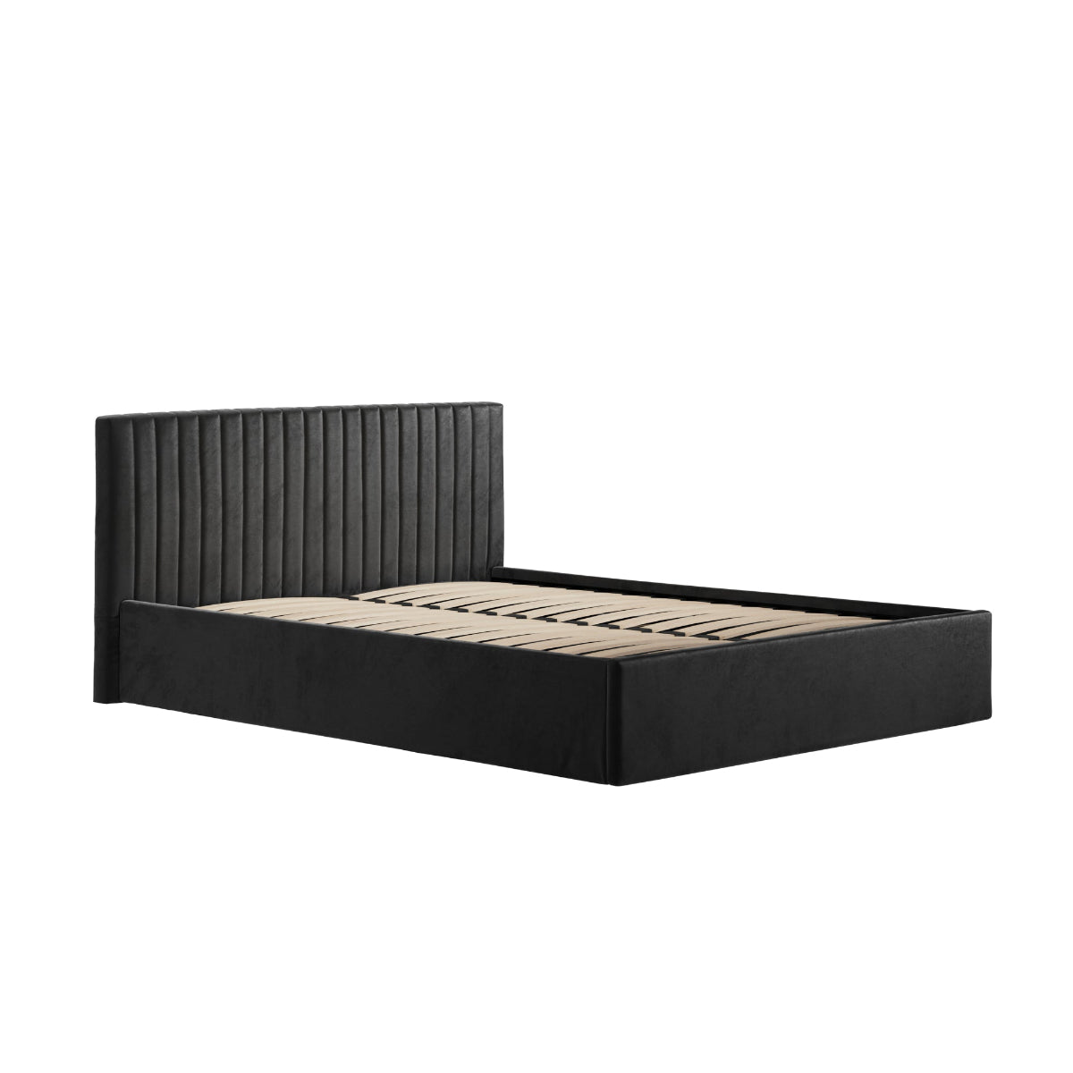 HO+ME Arden Ottoman Super King Size Bed In Black angle
