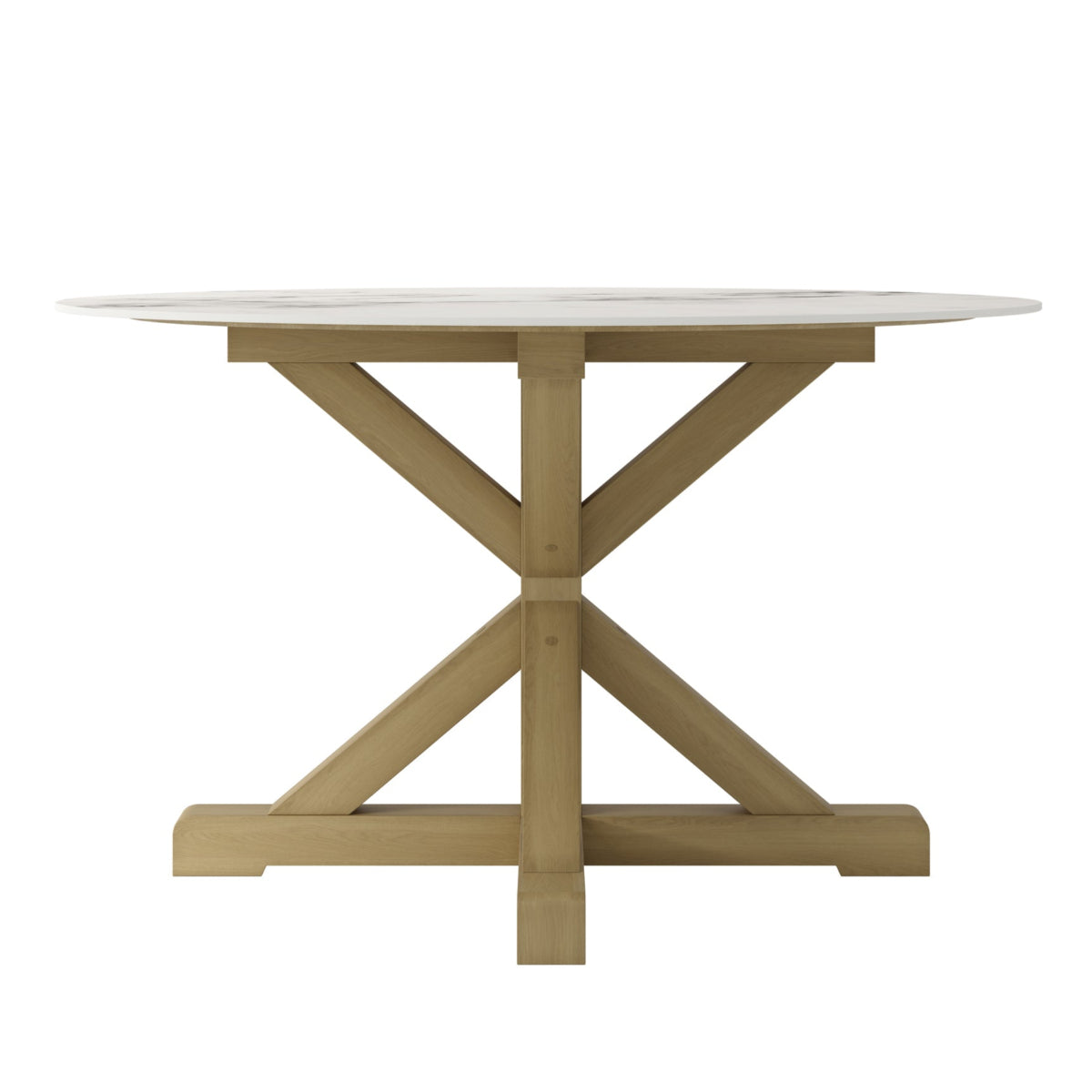 HO+ME Auberge Dining Table In Latte Wood And Sintered Stone side