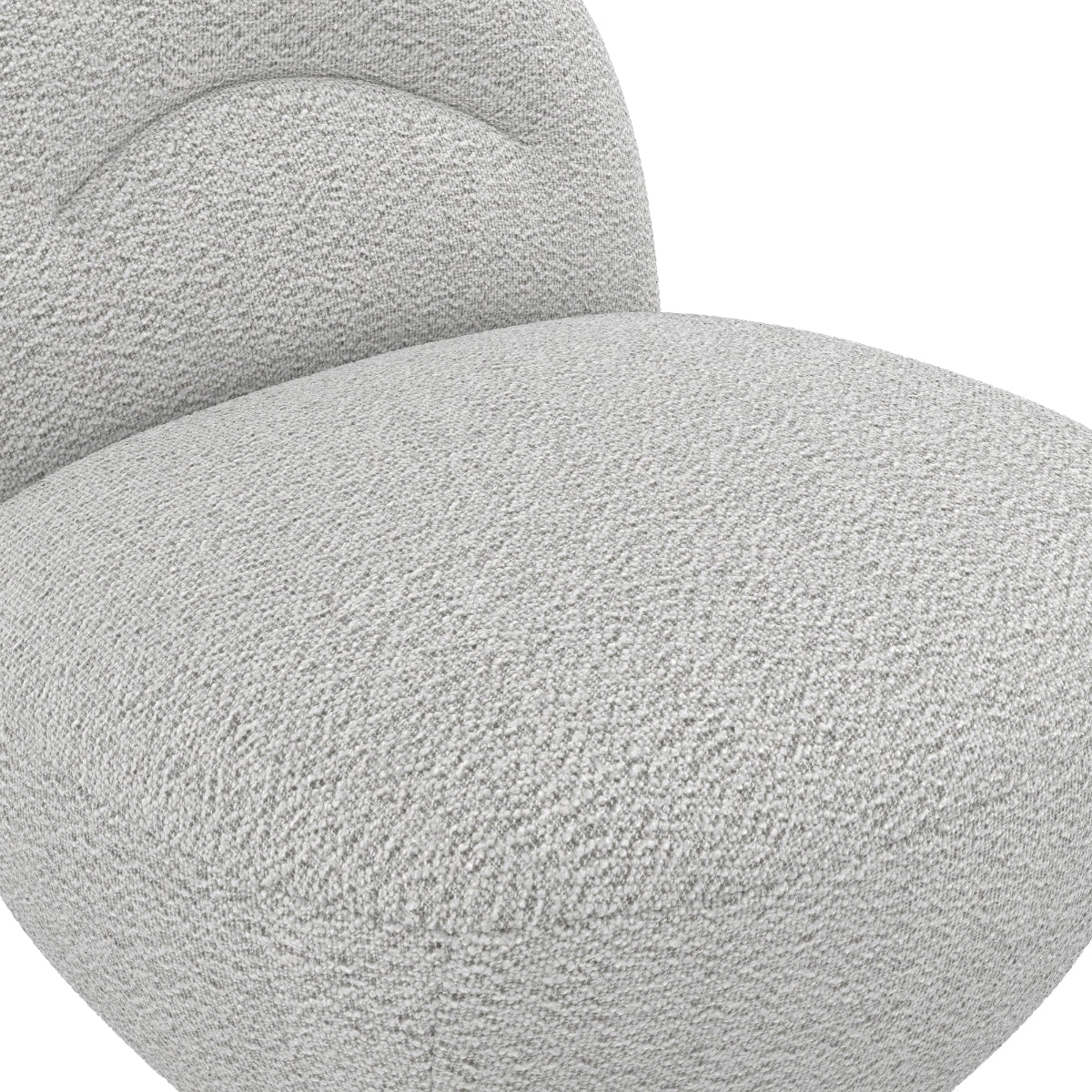 HO+ME Breeze Swivel Occasional Chair In Cloud Grey close