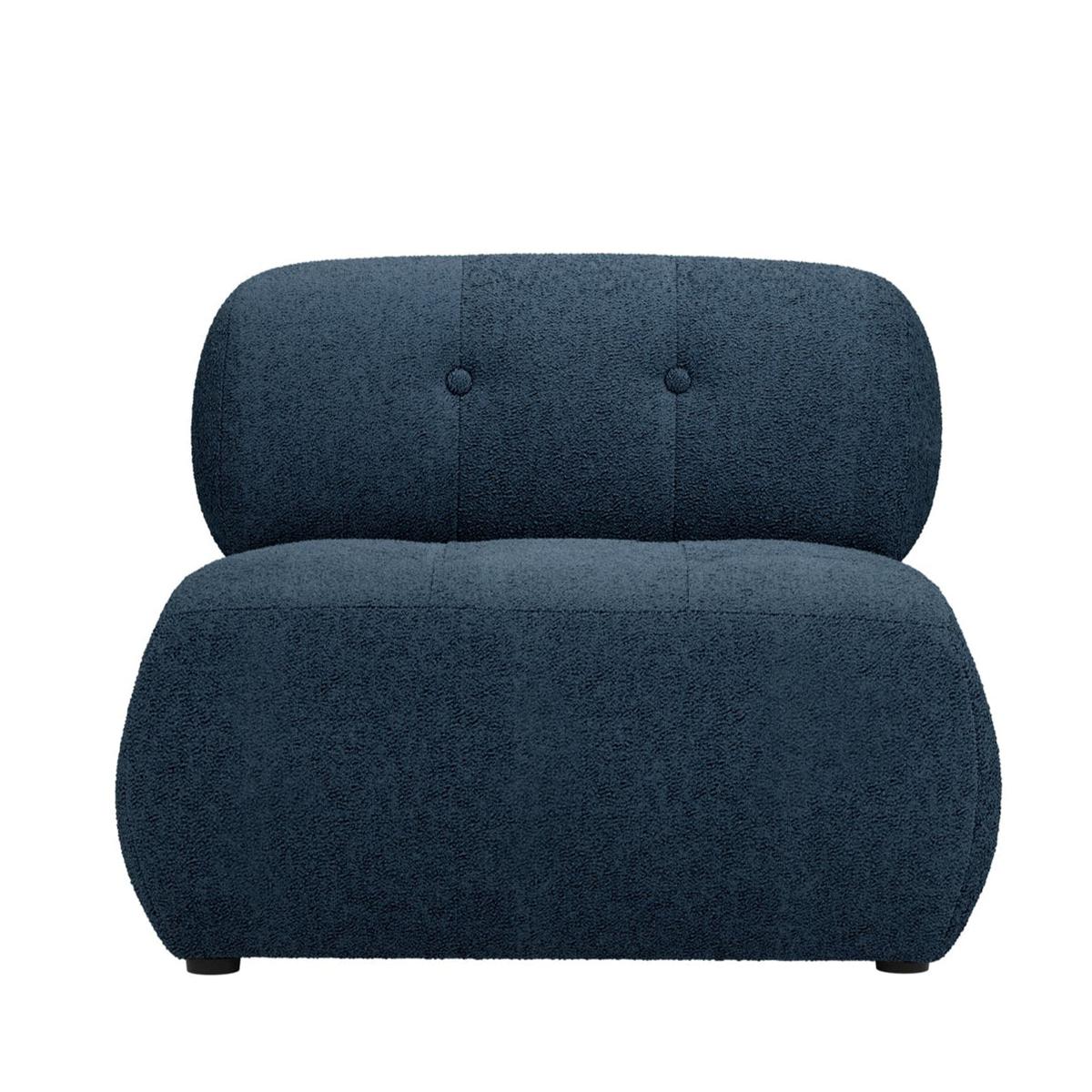 HO+ME Chaplin Occasional Chair In Midnight Blue front