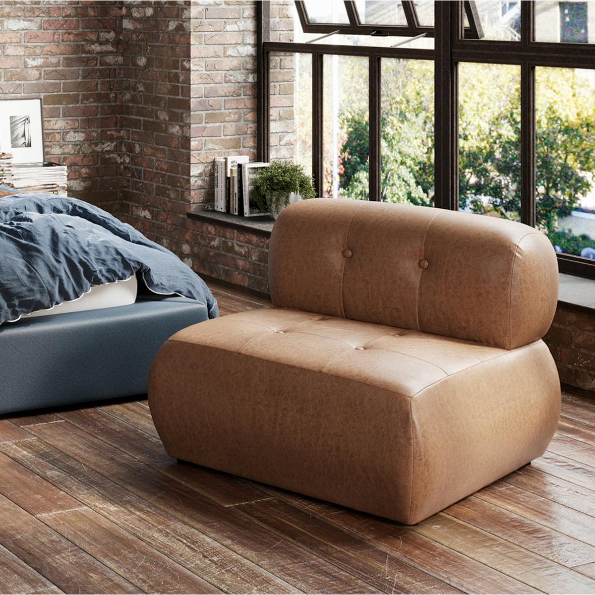 HO+ME Chaplin Occasional Chair In Tan lifestyle