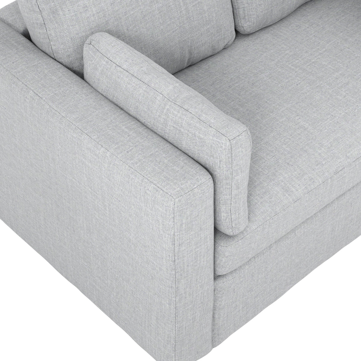 HO+ME Chatham 2 Seater Sofa In Light Grey close