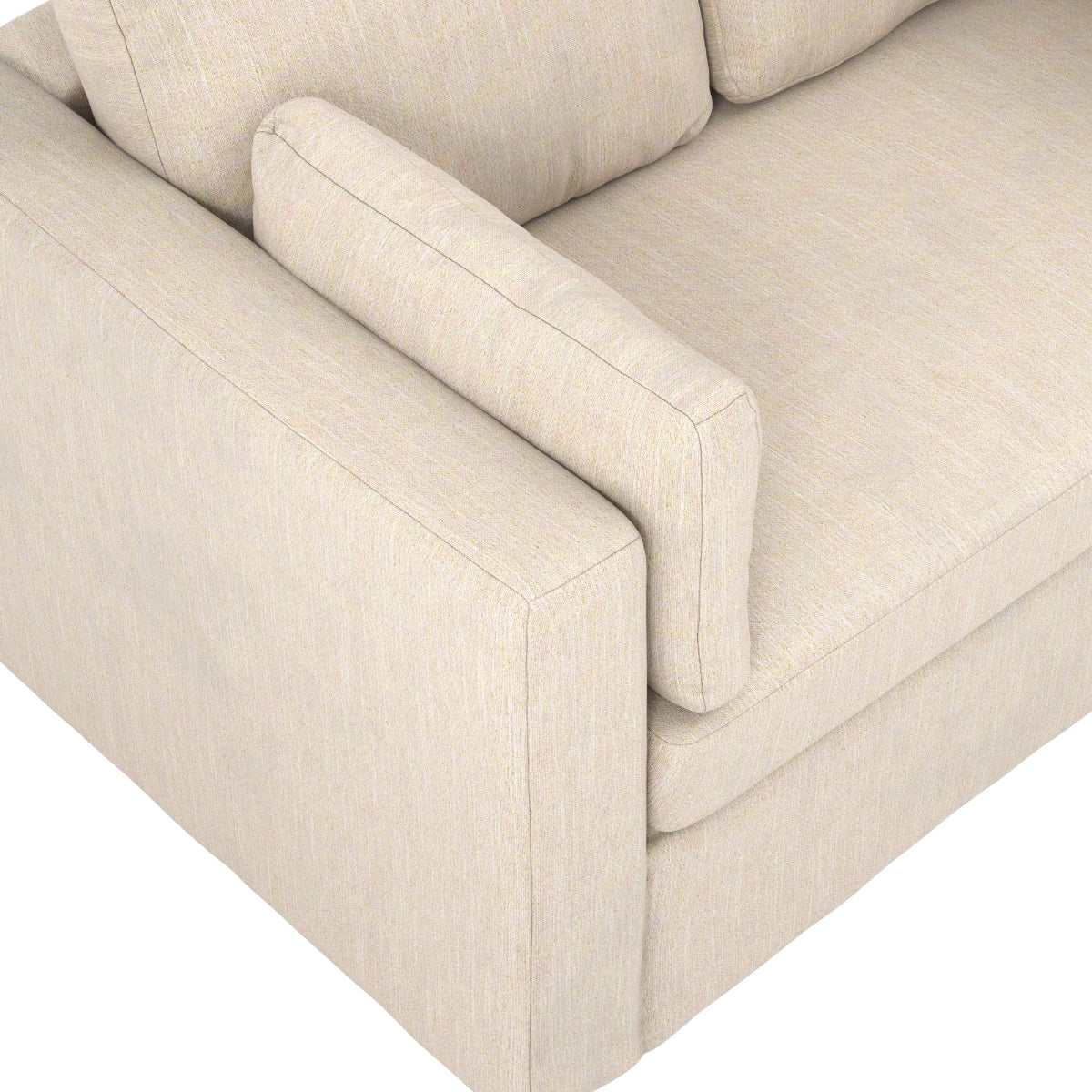 HO+ME Chatham 2 Seater Sofa In Stone close up