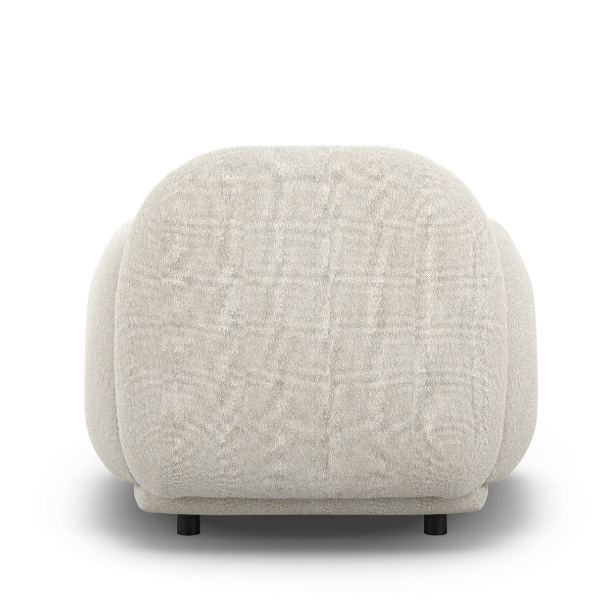 HO+ME Cocoon Armchair In Bone back