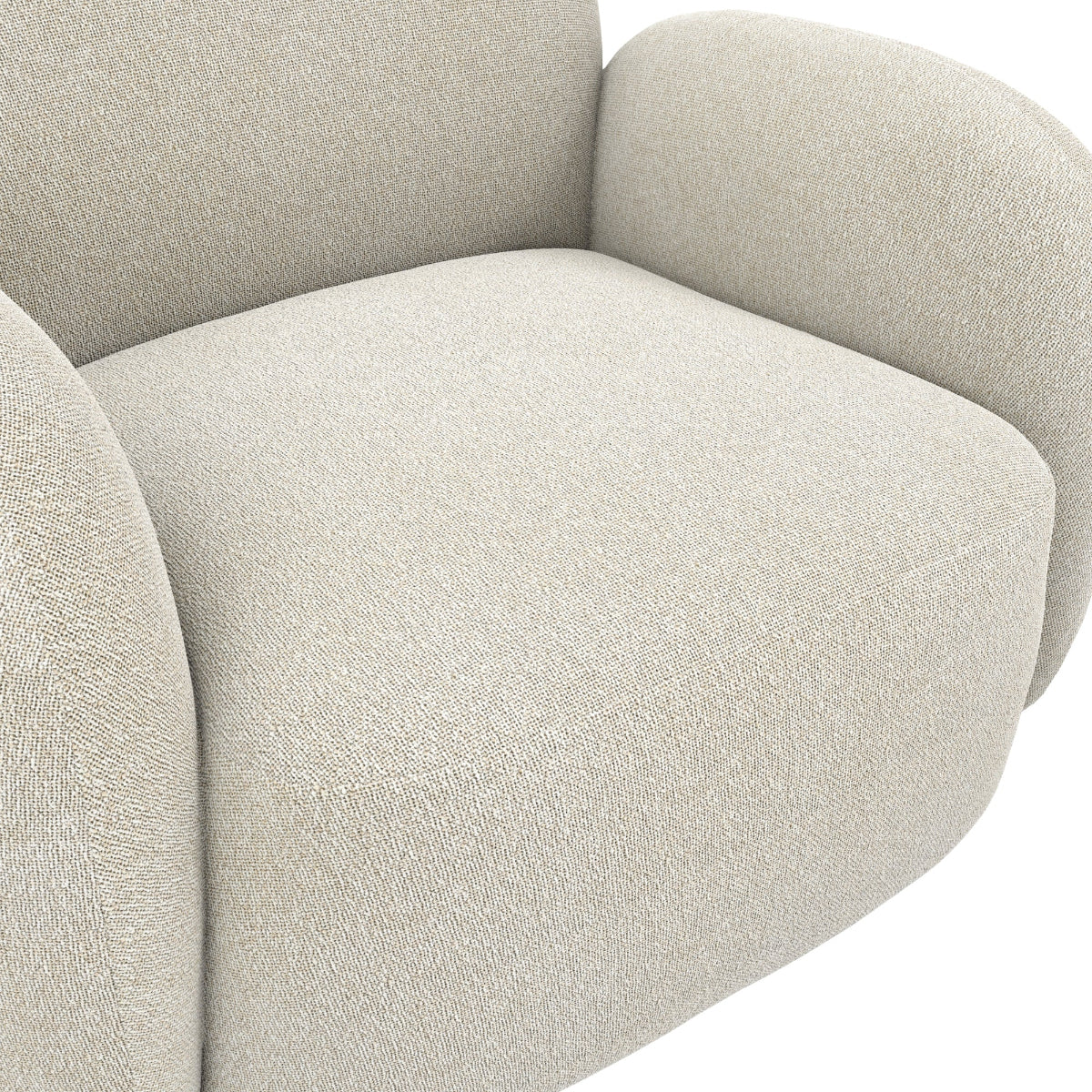 HO+ME Cocoon Armchair In Bone close