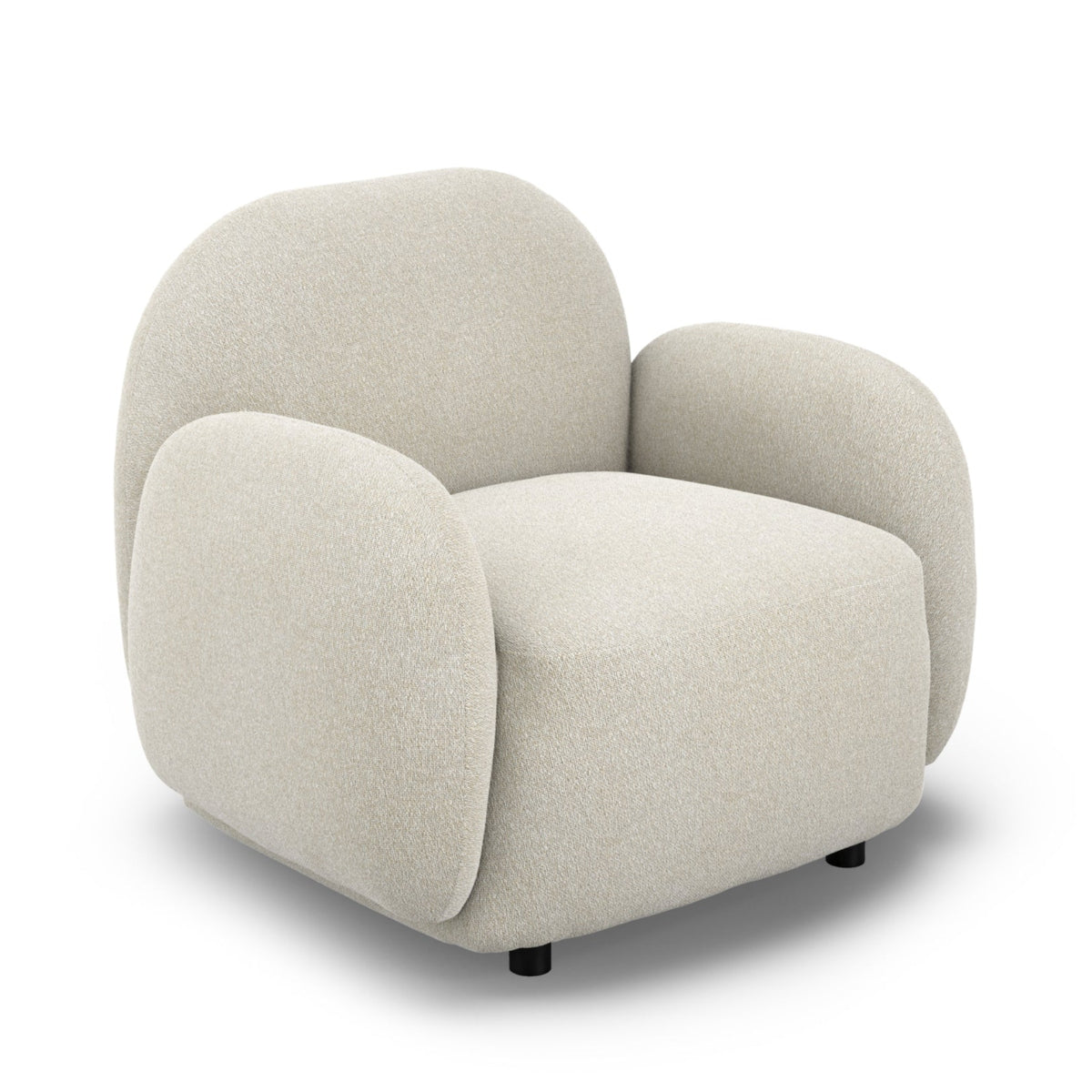 HO+ME Cocoon Armchair In Bone