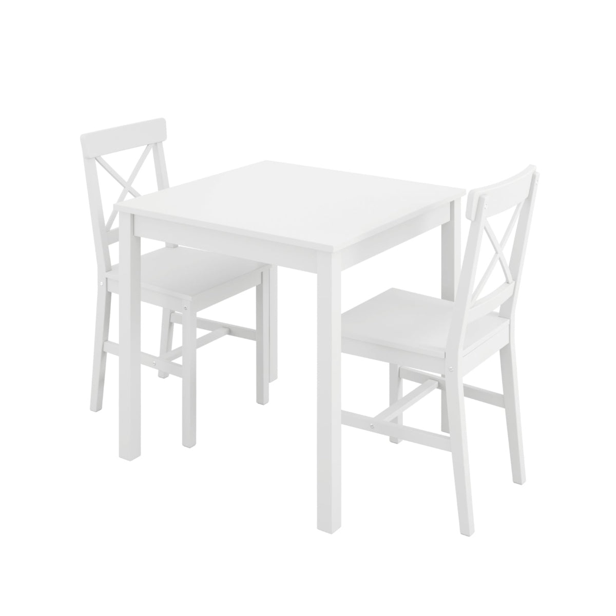 HO+ME Cotswold 2 Seater Dining Table Set In White