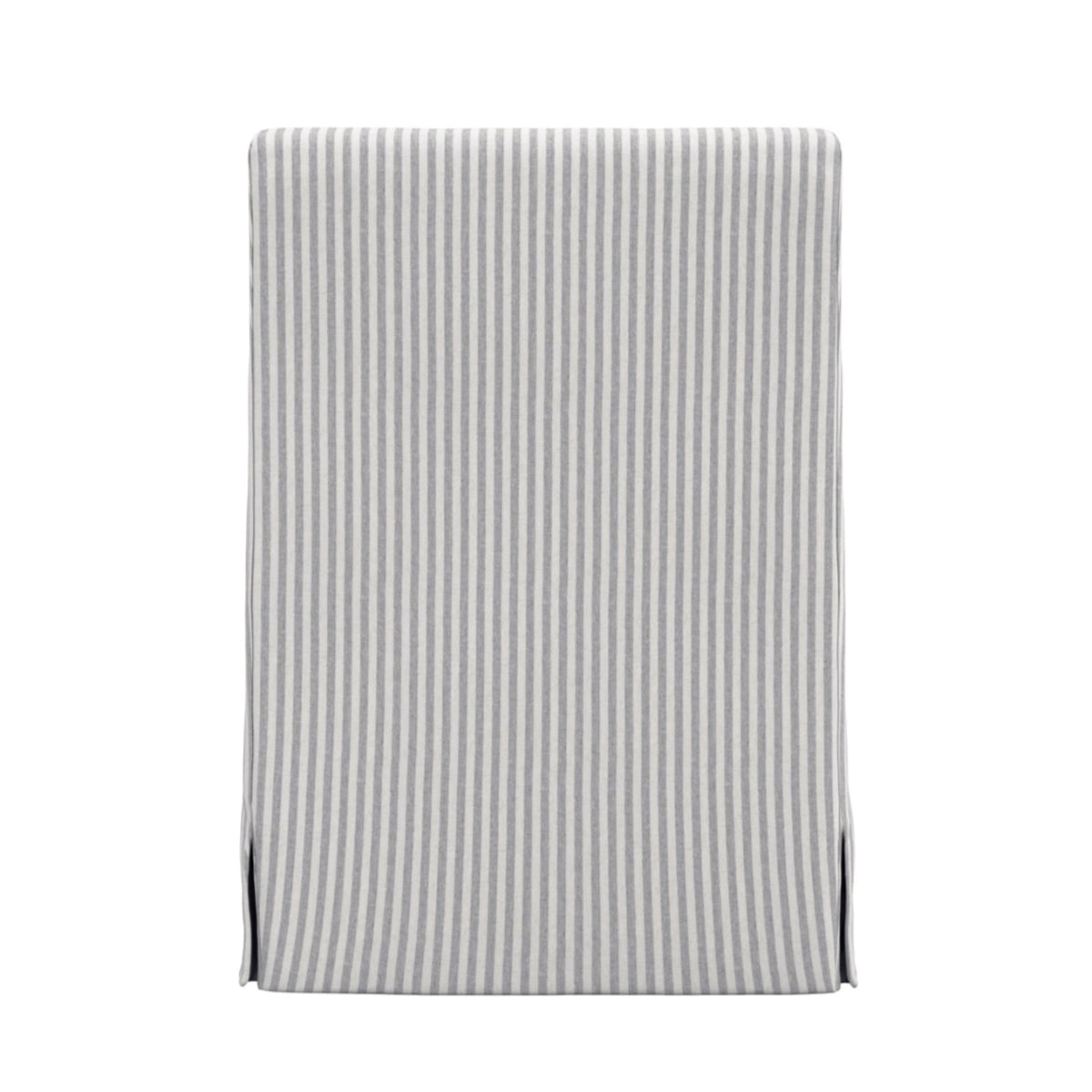 HO+ME Cove Dining Chair In Grey Ticking back