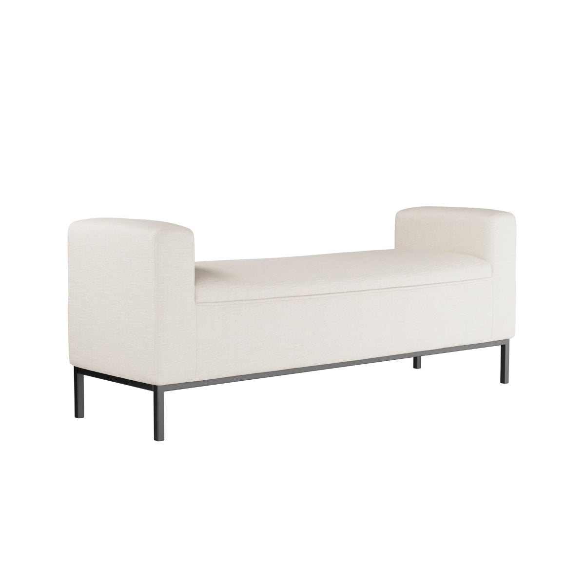 HO+ME Cressida Dining Bench In Ivory