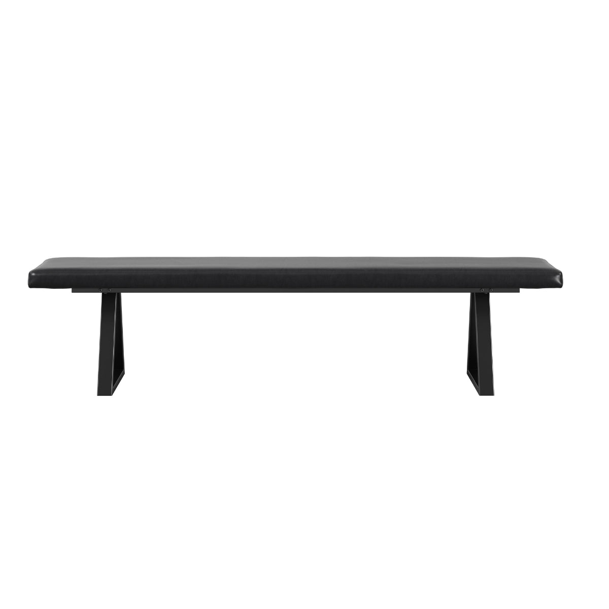 HO+ME Dalston Dining Bench In Black side