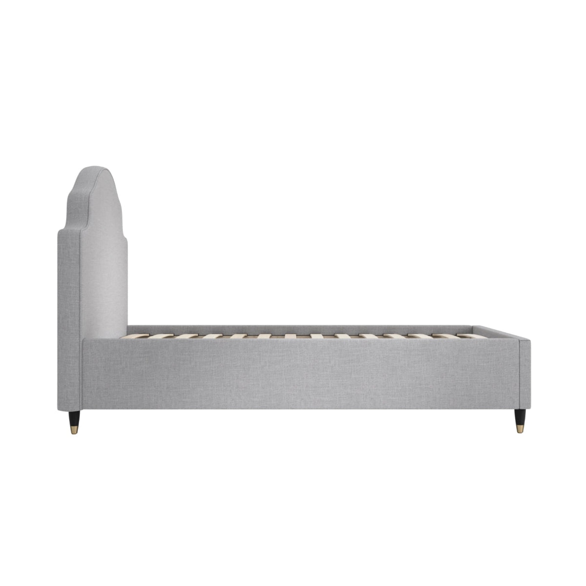 HO+ME Darcy Single Bed In Grey side