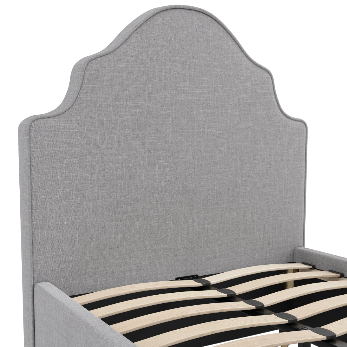 HO+ME Darcy Single Bed In Grey close