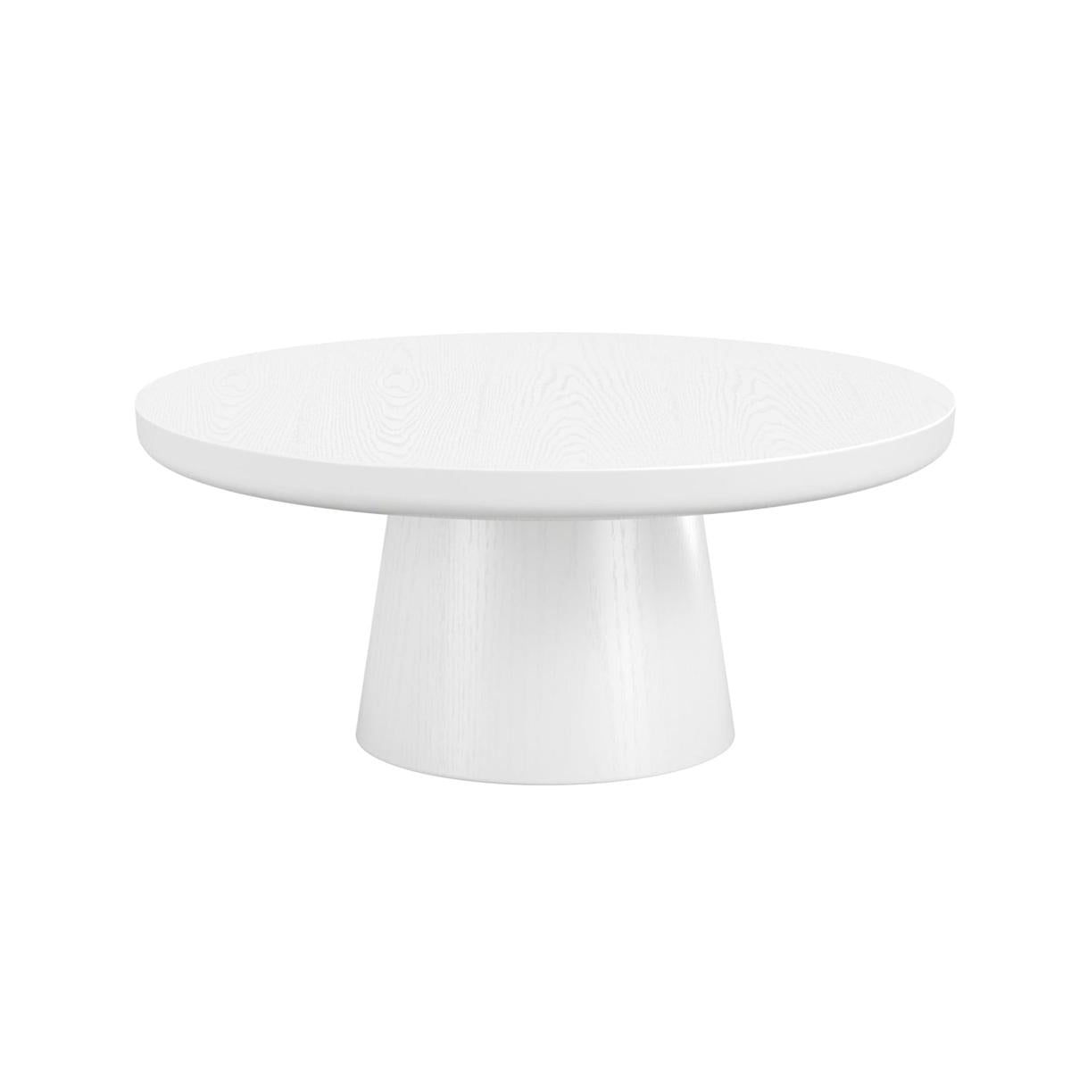 HO+ME Elara Round Coffee Table In White