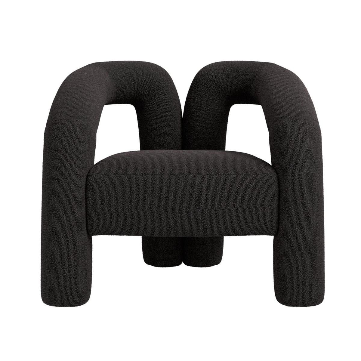 HO+ME Firenze Occasional Chair In Black front