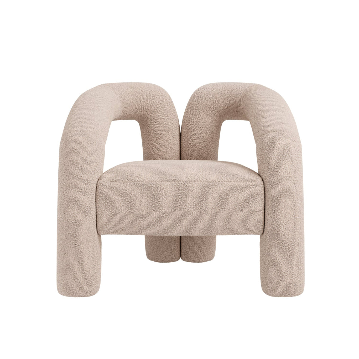 HO+ME Firenze Occasional Chair In Buff front