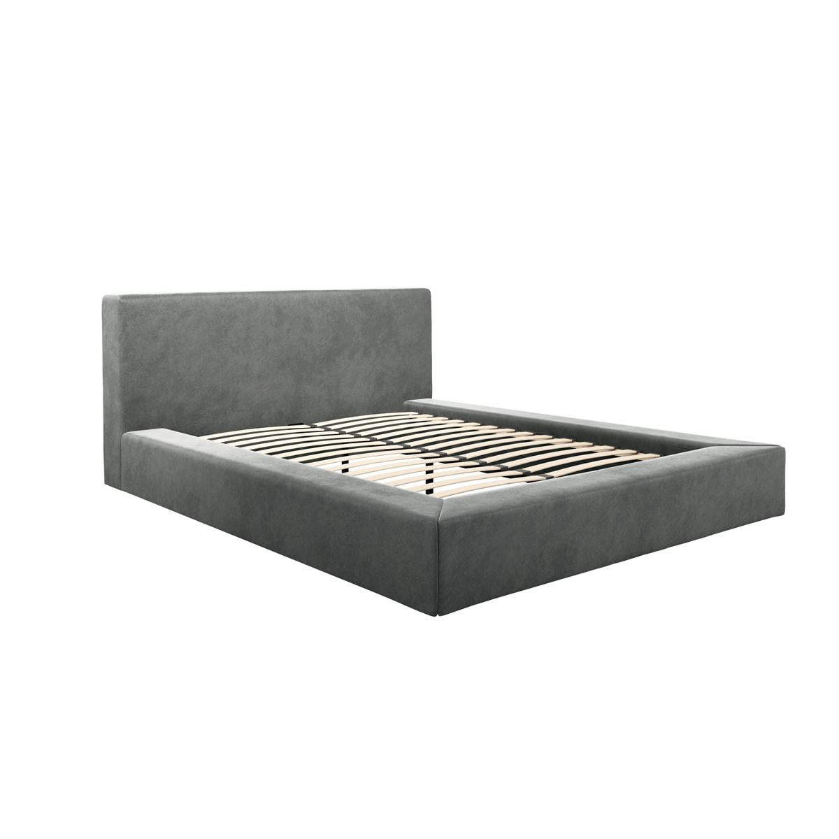 HO+ME Fulton Double Bed In Dapple Grey-Beaumonde