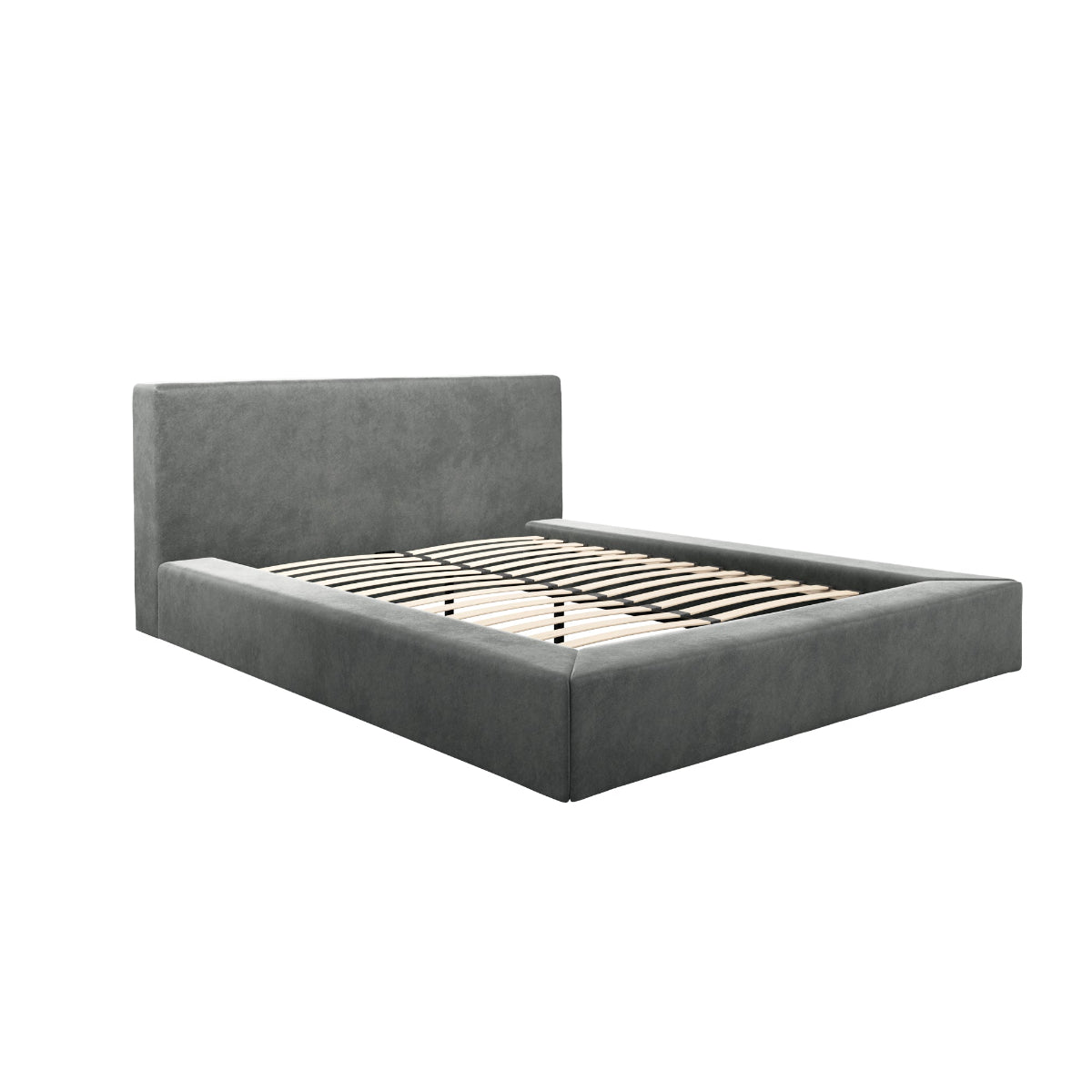HO+ME Fulton King Size Bed In Dapple Grey angle