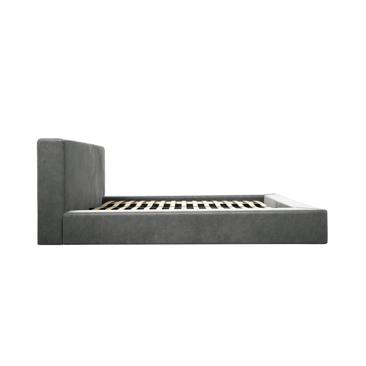 HO+ME Fulton King Size Bed In Dapple Grey side