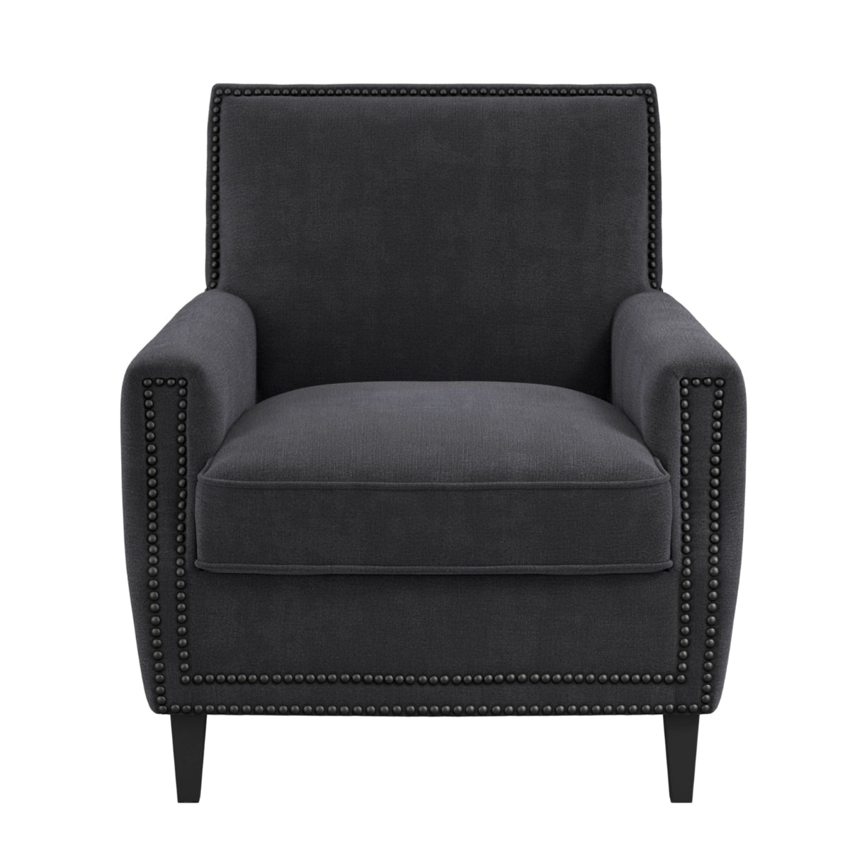 HO+ME Griffin Armchair In Anthracite Grey 2