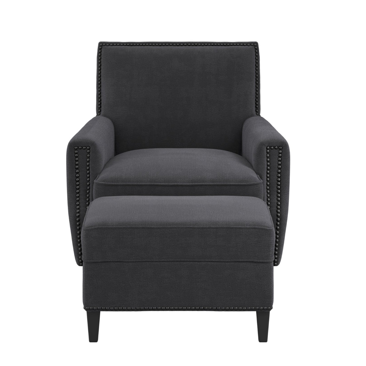 HO+ME Griffin Armchair In Anthracite Grey 5