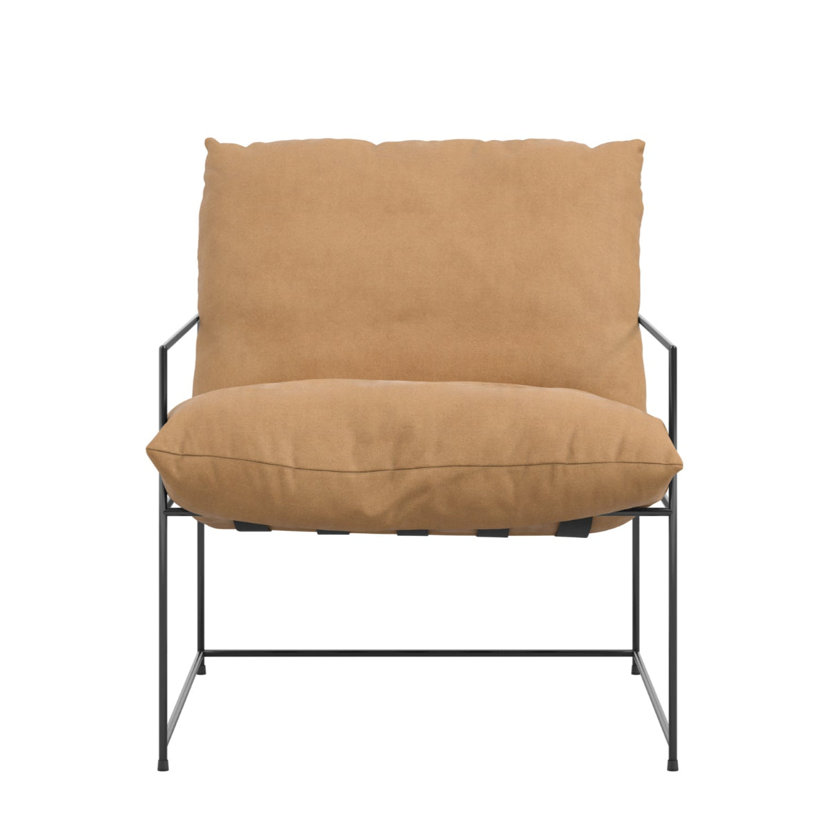 HO+ME Hackney Accent Chair In Tobacco front
