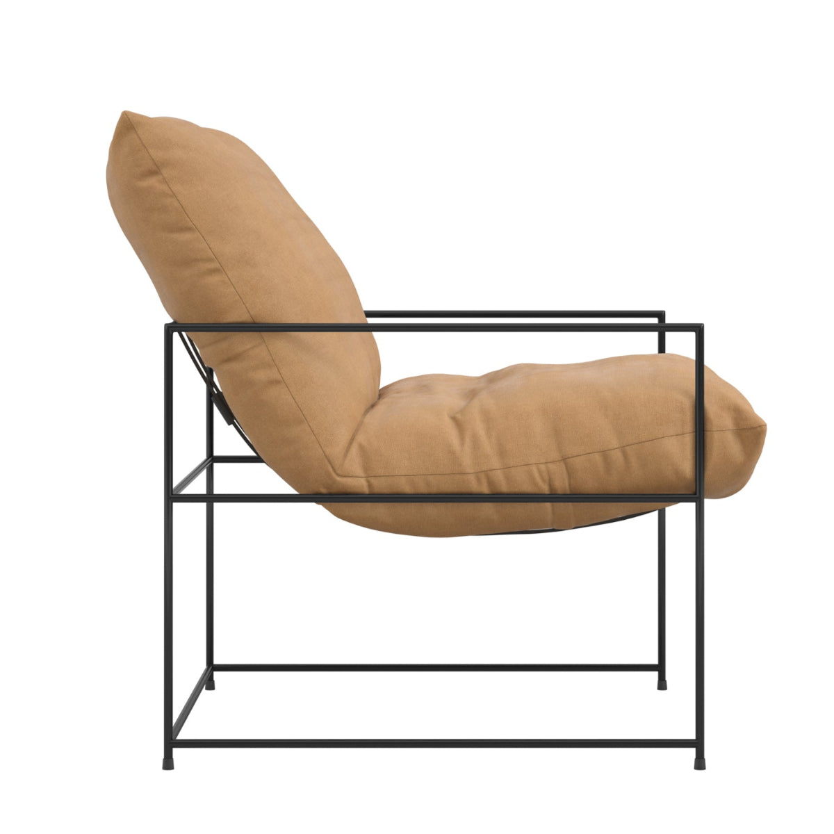 HO+ME Hackney Accent Chair In Tobacco side