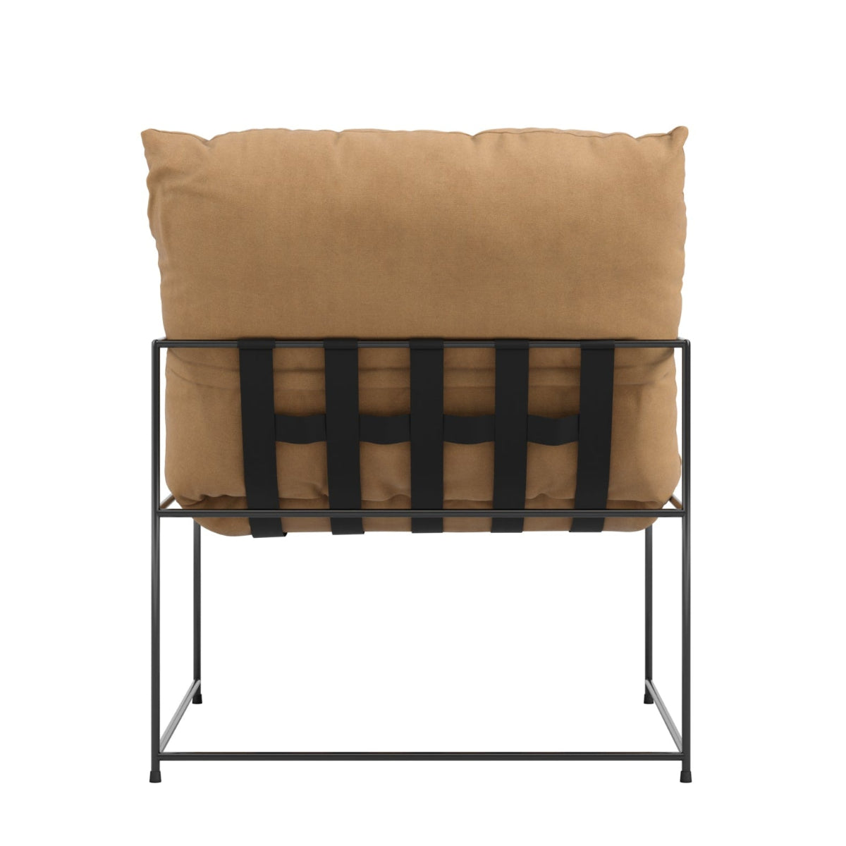 HO+ME Hackney Accent Chair In Tobacco rear