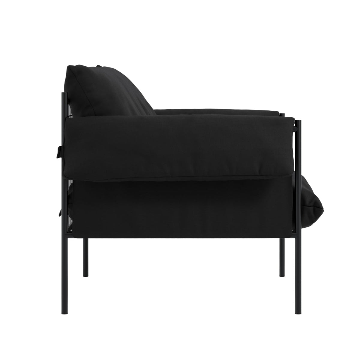 HO+ME Hackney Armchair In Onyx side