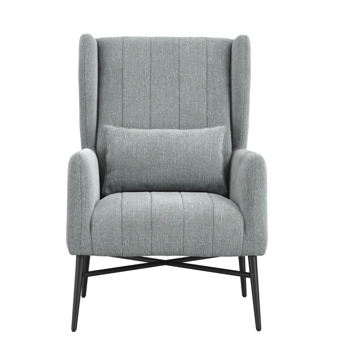 HO+ME Hambleden Armchair In Seafoam Tweed front