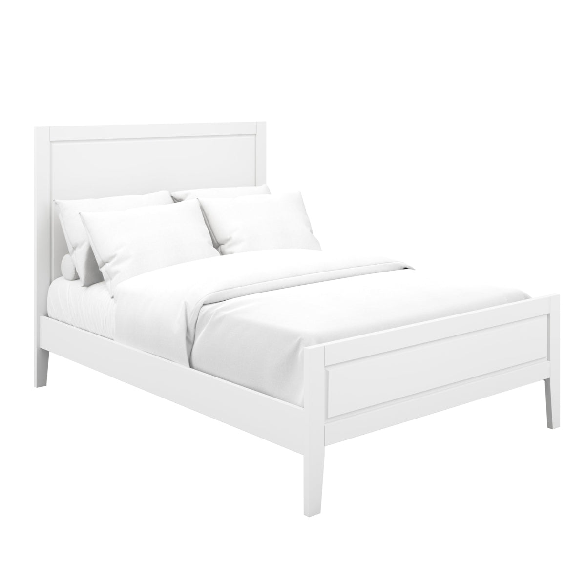 HO+ME Jensen Double Bed In White 2
