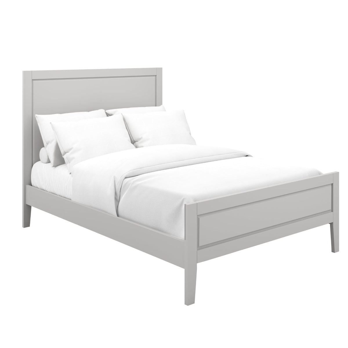 HO+ME Jensen King Size Bed In Grey 2