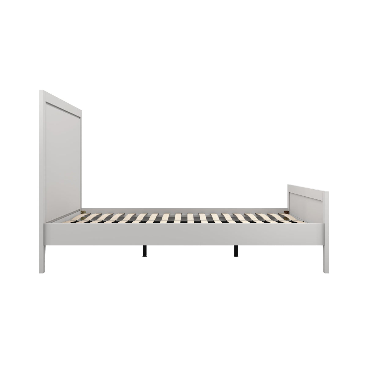 HO+ME Jensen King Size Bed In Grey 4